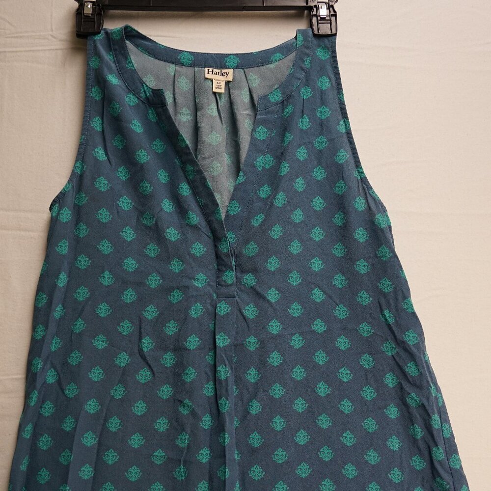 Women's Hatley 100% Silk Tank Blouse, Size Small